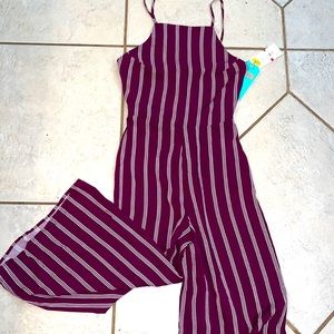 Gianni Bini Girls spaghetti strap jumpsuit XS